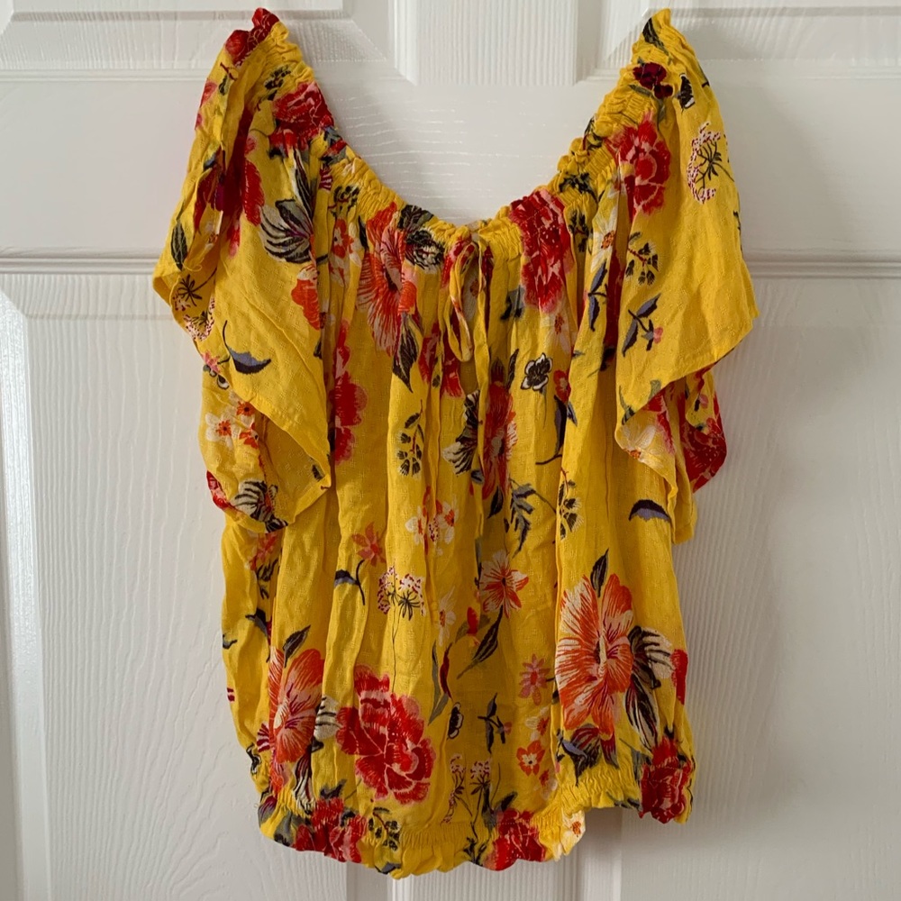 NWT Self Esteem off the shoulder top size L